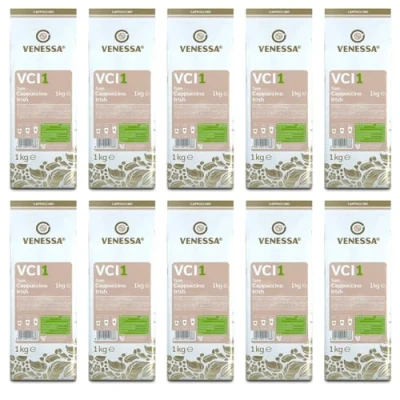Abbildung von VENESSA VCI1 Cappuccino Irish 10 x 1kg Sehr ergiebig Vorratspack Löslicher Instantkaffee Cream Aromatisch Alle Kaffeevollautomaten Vending &amp; Office