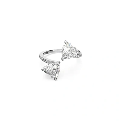 Abbildung von Swarovski Attract Soul Ring, Herz, Weiss, Rhodiniert