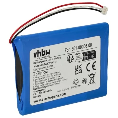 Abbildung von vhbw Akku kompatibel mit Garmin Camper 760LM, 760 GPS Navigation Navi (1500 mAh, 3,7 V, Li Ion)