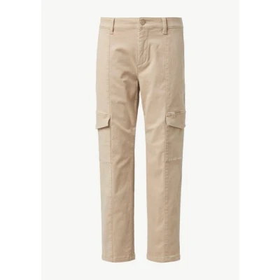 Abbildung von comma casual identity Cargohose, Damen, Größe: 34, Sandstein