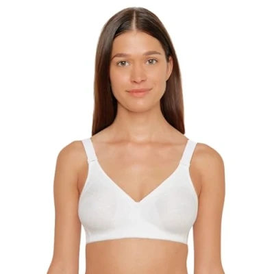 Abbildung von SUSA Damen Standard BH, Blickdicht, Weiß, B100