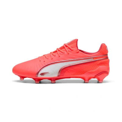 Abbildung von Puma KING ULTIMATE FG/AG Fußballschuhe Unisex Glowing Red/White/Red Fire Größe: 46.5