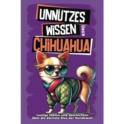 Abbildung von Unnützes wissen über Chihuahua: Für alle Chihuahua Fans und die, die es noch werden wollen! Skurrile Fakten, witzige Geschichten alles, was du den kleinen Divahund musst.