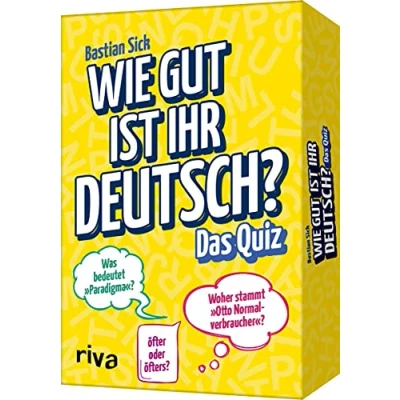 Abbildung von Riva Spiel, Wie gut ist Ihr Deutsch? Das Quiz