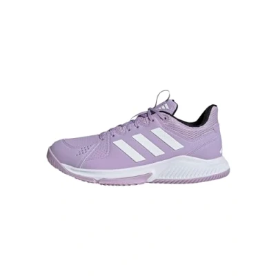 Abbildung von adidas Damen Court Flight Shoes Sportliche Schuhe, Powder Plum/FTWR White/core Black, 38 EU