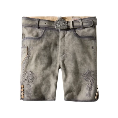 Abbildung von Stockerpoint Herren Alois2 Trachtenlederhose, Rauch geäscht, 44