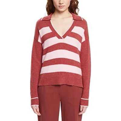 Abbildung von Esprit DEEP POLO Strickpullover, Damen, Größe: 38, New terracotta