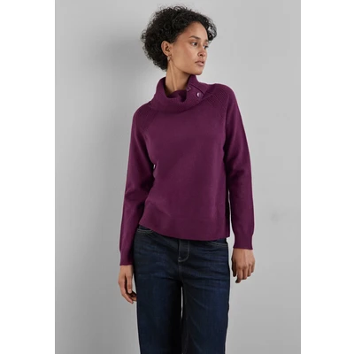 Abbildung von Street One Strickpullover, Damen, Größe: 38, Lila