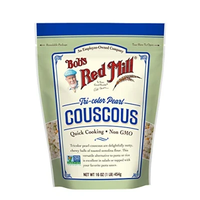 Abbildung von Bob&#039;s Red Mill Tri Color Pearl Couscous, 473 ml, ohne Gentechnik, vegan, koscher, 1 Stück