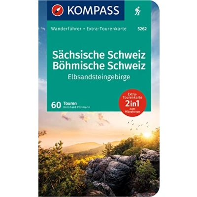 Abbildung von KOMPASS Wanderführer Sächsische Schweiz, Böhmische Elbsandsteingebirge, 60 Touren mit Extra Tourenkarte: GPS Daten zum Download