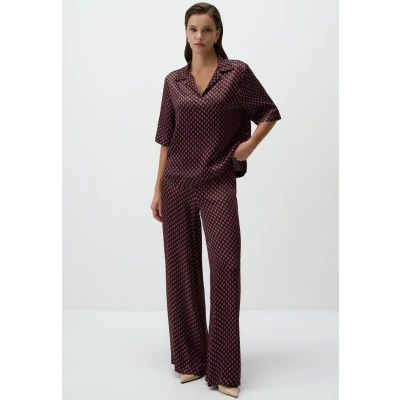 Abbildung von Jimmy Key Patterned Bluse, Damen, Größe: L/XL, Bordeaux