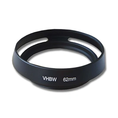Abbildung von vhbw Gegenlichtblende passend für Sigma 30 mm 1.4 DC HSM Art, EX DC, 70 2.8 DG Makro Kamera Objektiv Metall 62 schwarz