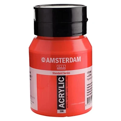 Abbildung von Amsterdam Standard Series Acrylfarbe Flasche 500 ml Naphtholrot Mittel 396 (17723962)