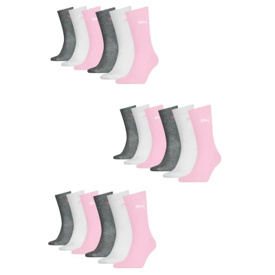 Abbildung von Puma 18ER PACK CREW Socken Rose für Kinder, Größe: 31 34,