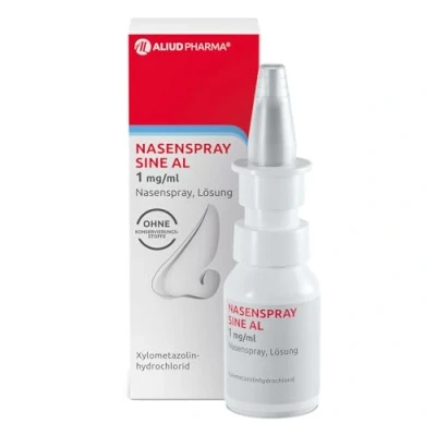 Abbildung von Nasenspray sine AL 1 mg/ml 10 ml