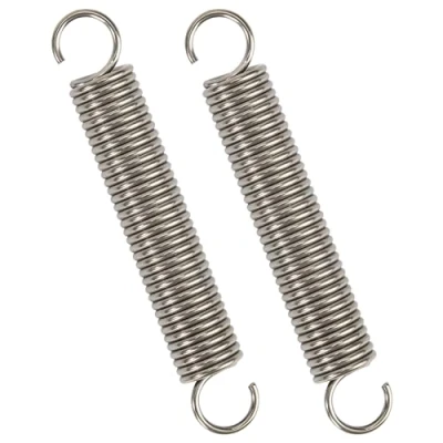 Abbildung von GUNGY Zugfedern mit Haken Edelstahl Spannfeder Zugfeder 100mm Außendurchmesser 16mm Drahtdurchmesser 2mm Maximale Zugkraft 8,8kg 2x16x100mm 2 Stück