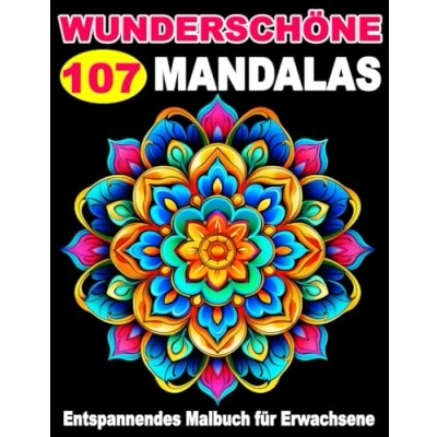 Abbildung von 107 Wunderschöne Mandalas: entspannendes Malbuch für Erwachsene: Ein mit wunderschönen Mandalas Achtsamkeit und Stressabbau