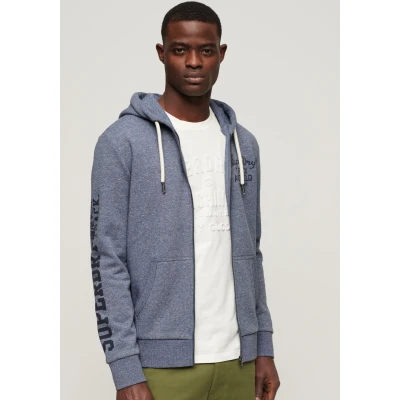 Abbildung von Superdry Kapuzenpullover, Herren, Größe: Small, Grau