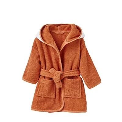 Abbildung von VERTBAUDET Öko Tex® Baby Bademantel Fuchs, Orange, 24 Monate