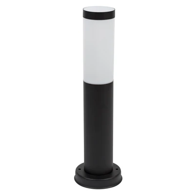 Abbildung von HEITRONIC Sockelleuchte &quot;Larisa&quot;, 1 flammig, Leuchtmittel E27 ohne Leuchtmittel, Standleuchte,Außenlampe, Pollerleuchte,aus Edelstahl(schwarz lackiert)