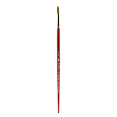 Abbildung von Winsor &amp; Newton 5184710 Sceptre Gold II Künstler Aquarellpinsel mit hoher Farbtragekapazitat exzellenter Sprungkraft, Serie 404 Rundpinsel, langer Stiel, Nr.10 6,3mm