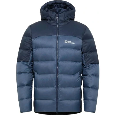 Abbildung von Jack Wolfskin Nebelhorn Hoody Daunenjacke, Herren, Größe: XL, Nature blue