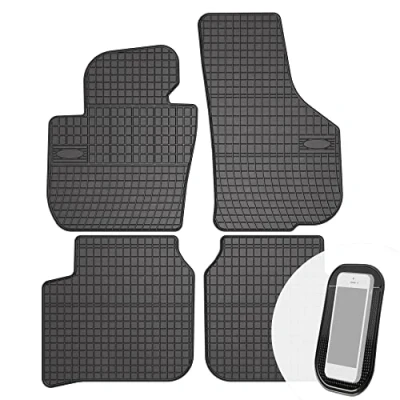 Abbildung von Gummimatten Auto Fußmatten Gummi Automatten Passgenau 4 teilig Set passend für Skoda Superb 2 II 2008 2015