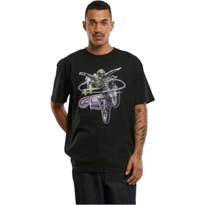 Abbildung von Mister Tee Unisex MT2735 Moto GT Oversize T Shirt, Black, S