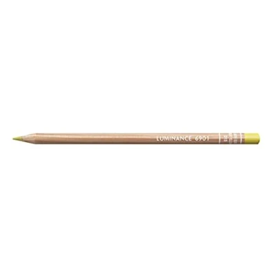 Abbildung von Caran d&#039;Ache Luminance Colour Pencil Artist Farbstifte Bleistift/ 3 Stück/Pack Farbe: 015 Olive Yellow (6901.015)