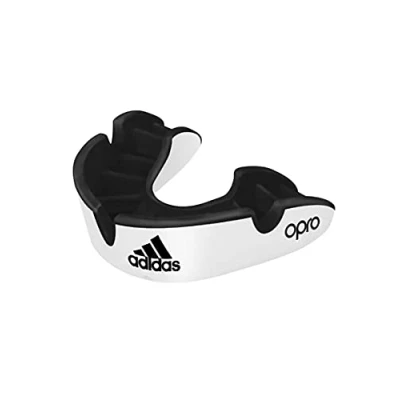 Abbildung von adidas Unisex Erwachsene Opro Gen4 Silber Mundschutz, weiß/schwarz, Senior