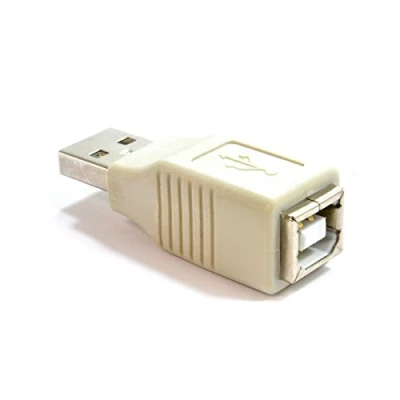 Abbildung von USB 2,0 Adapter A Männlich Stecker Zum B Weiblich Buchse Grey