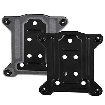 Abbildung von Mugast Backplate CPU Kühler,CPU Cooling Rückplatte Computer Kühlkörper Rückwandplatine,Geeignet für 1150/1151/1155/1156 Schwarz