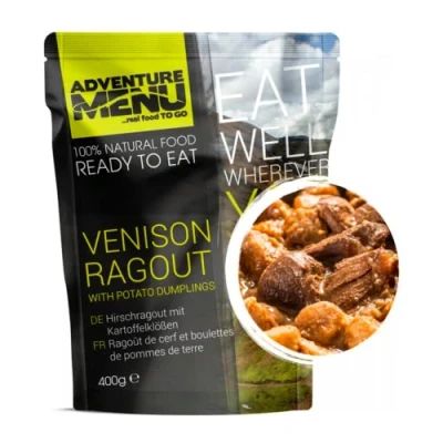 Abbildung von Adventure Menu Hirschragout mit Knödeln 400 g Gourment Mahlzeit für unterwegs &amp; daheim