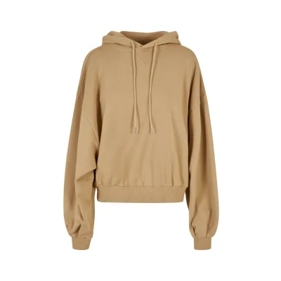 Abbildung von Urban Classics Oversized Kapuzenpullover, Damen, Größe: XS/S, Unionbeige