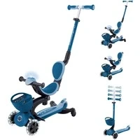 Abbildung von GLOBBER GO UP BABY 360 LIGHTS petrol hellblau. mit Leuchtrollen und Leuchtmodul
