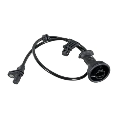 Abbildung von HELLA 6PU 358 252 041 ABS Sensor mit Befestigungsclips am Kabel Hallsensor 2 polig 535mm MERCEDES BENZ: A Klasse, B Klasse
