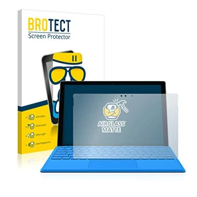 Abbildung von BROTECT Entspiegelungs Schutzglas für Microsoft Surface Pro 4 Schutz Folie Panzerfolie Glas Matt [Extrem Kratzfest 9H, Anti Reflex, Fingerprint]