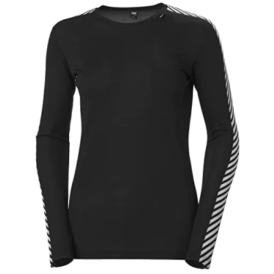 Abbildung von Damen Helly Hansen W HH Lifa Crew, Schwarz, S