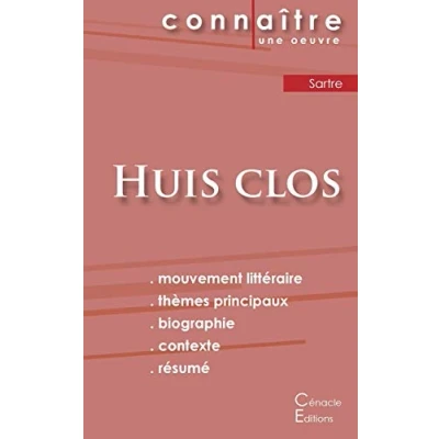 Abbildung von Fiche de lecture Huis clos Jean Paul Sartre (Analyse littéraire référence et résumé complet)