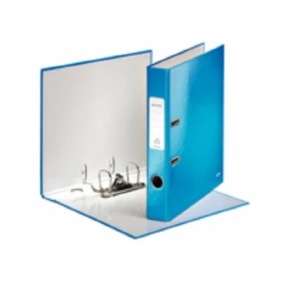 Abbildung von Leitz Qualitäts Ordner 180, 10er Pack, A4, schmal, 5,2 cm Rückenbreite, laminierte Graupappe, Blau, WOW Serie, 10060036