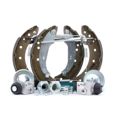 Abbildung von FEBI BILSTEIN 37524 Bremsensatz, Trommelbremse Hinterachse mit Radbremszylinder, Zubehör, Anbaumaterial PEUGEOT: 206 Schrägheck, 207 SW
