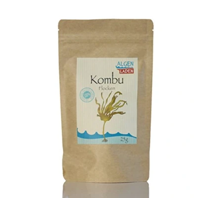 Abbildung von ALGENLADEN BIO Kombu Flakes 25g Fingertang Algen aus dem Atlantik Rohkost Vegan