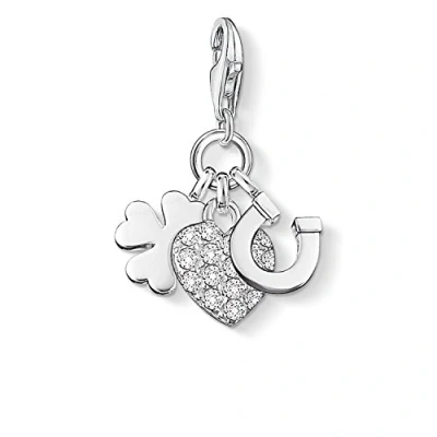 Abbildung von THOMAS SABO Charm Einhänger Glück, 0870 051 14, mit Zirkonia (synth)