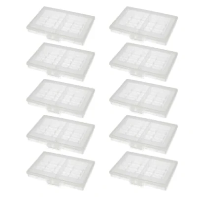 Abbildung von 10er Pack Aufbewahrungsbox für 10x Mignon (AA) / Micro (AAA) Akkus/Batterien Set