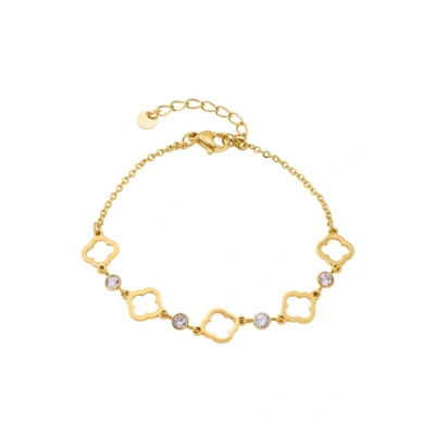 Abbildung von Heideman MIT Stein Armband, Damen, Größe: One Size, Goldfarbend