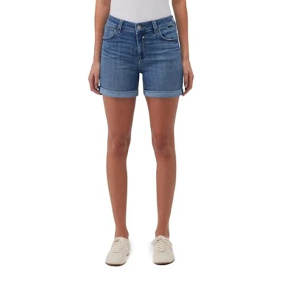 Abbildung von Mavi Boyfriend Pixie Jeans Shorts, Damen, Größe: 27, Dark brushed venice