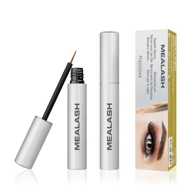 Abbildung von Wimpernserum MEALASH® Paris Beauté Cils ✦ Eyelashes Growth Serum für lange &amp; dichte Wimpern, Gel mit Hyaluron + Biotin 100% VEGAN HORMONFREI Wachstum Pflege Wimpernwachstum Booster
