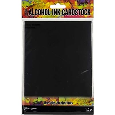 Abbildung von Ranger Alcohol Ink Surfaces Black Matte 5x7 10 Sh TAC65487 Tim Holtz (02 19)