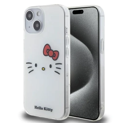 Abbildung von MOBILE CG Hello Kitty iPhone Rückseite, Face, Weiß (iPhone 15)