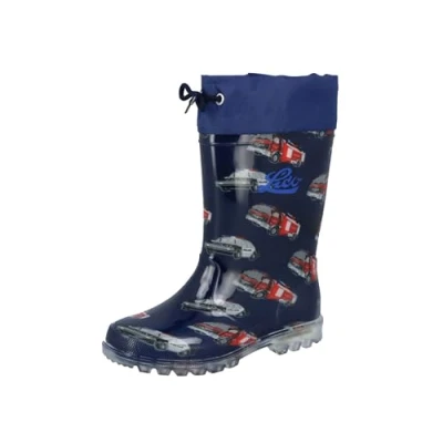 Abbildung von LICO Powerlight Blinky Gummistiefel für Kinder, Größe: 30, Marine/rot/blau Schuhe